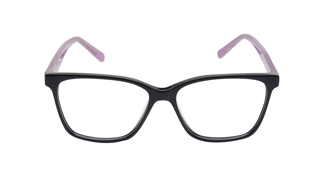 Image 1 of Black Square Eyeglasses for Women from Ted Baker Available at Titan Eye+