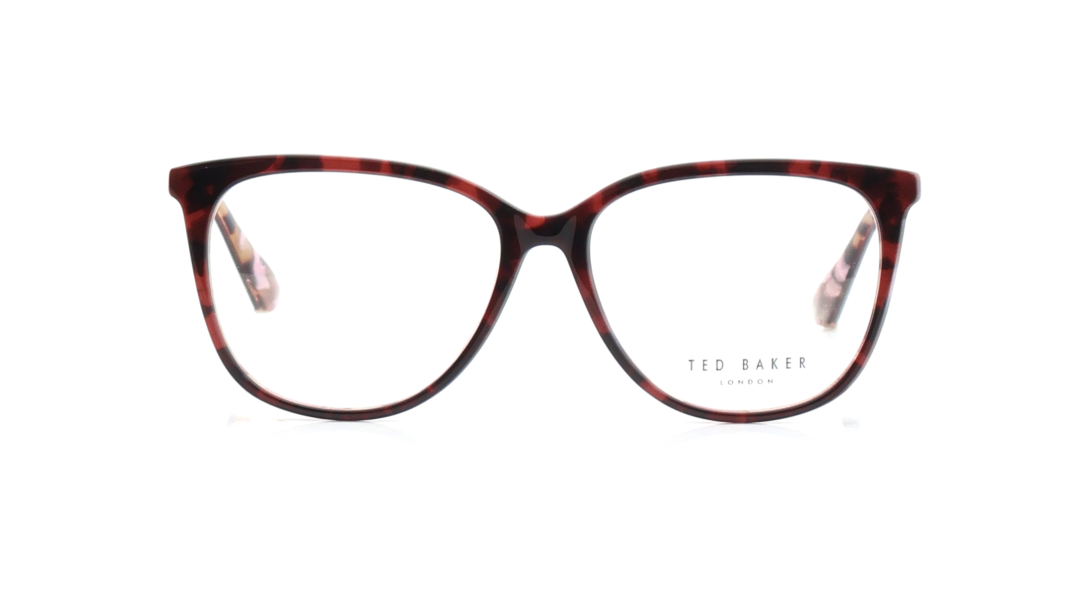 Image 1 of Pink Square Eyeglasses for Women from Ted Baker Available at Titan Eye+