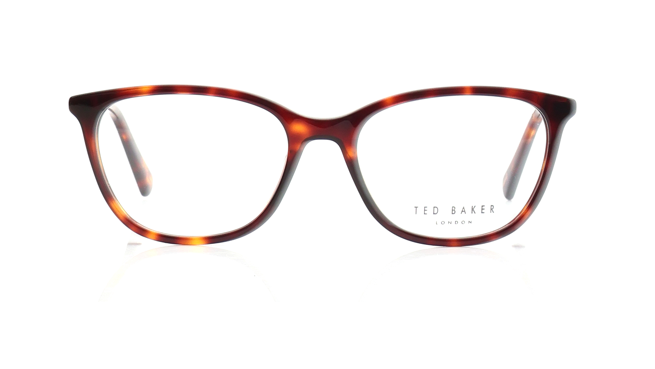 Image 1 of Brown Rectangle Eyeglasses for Women from Ted Baker Available at Titan Eye+
