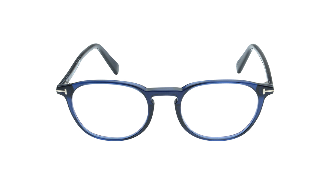 Image 1 of Blue Phantos Eyeglasses for Men and Women from Tom Ford Available at Titan Eye+