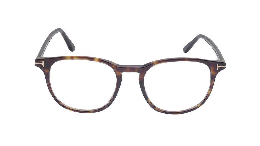 Image 1 of Havana Phantos Eyeglasses for Men from Tom Ford Available at Titan Eye+