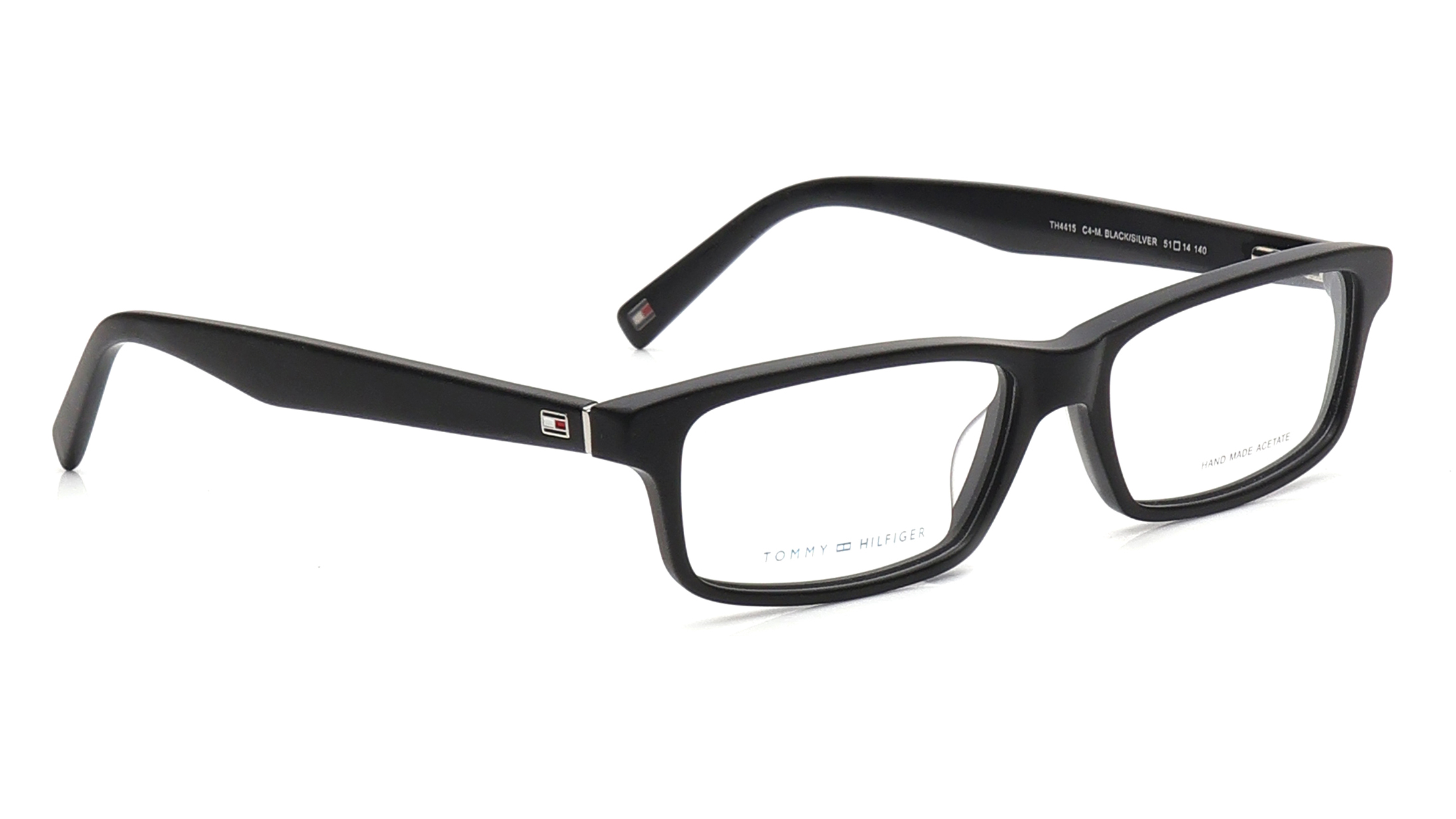 Black Rectangle Eyeglasses for Men