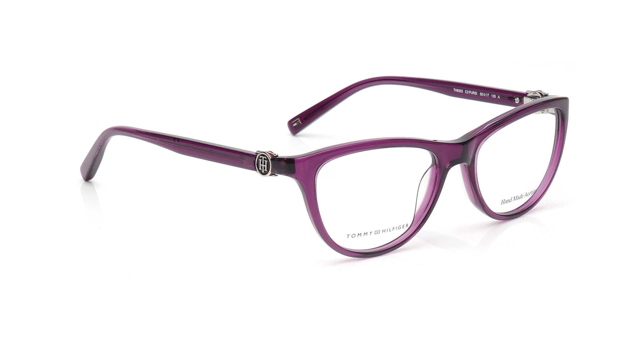 Purple Oval Eyeglasses for Women