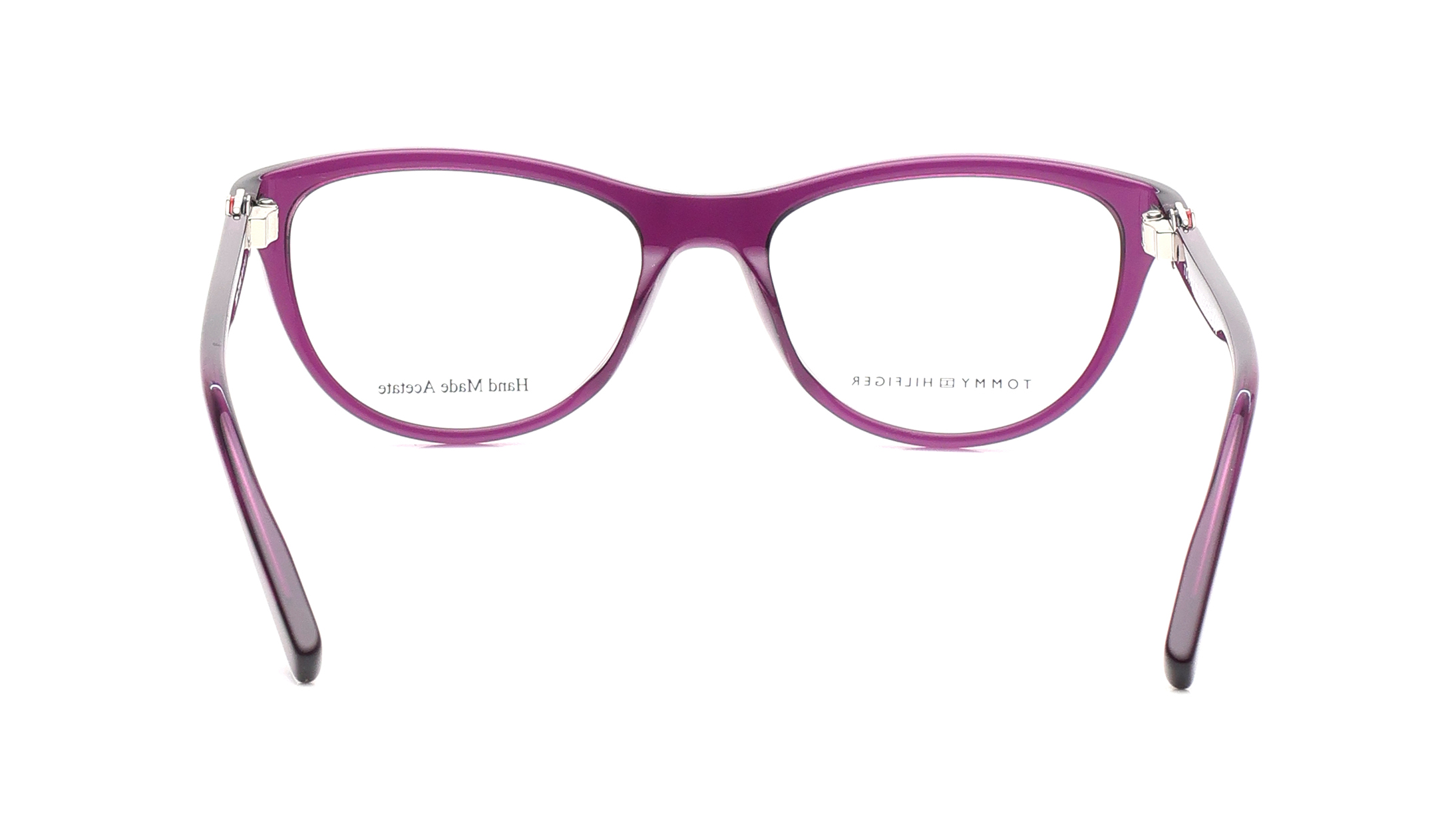 Image 7 of Purple Oval Eyeglasses for Women from Tommy Hilfiger Available at Titan Eye+