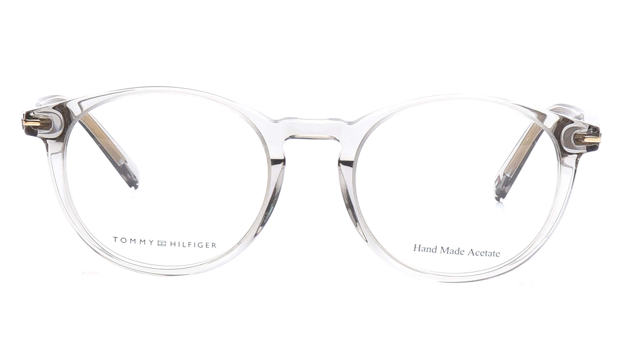 Image 1 of Grey Round Eyeglasses for Men and Women from Tommy Hilfiger Available at Titan Eye+