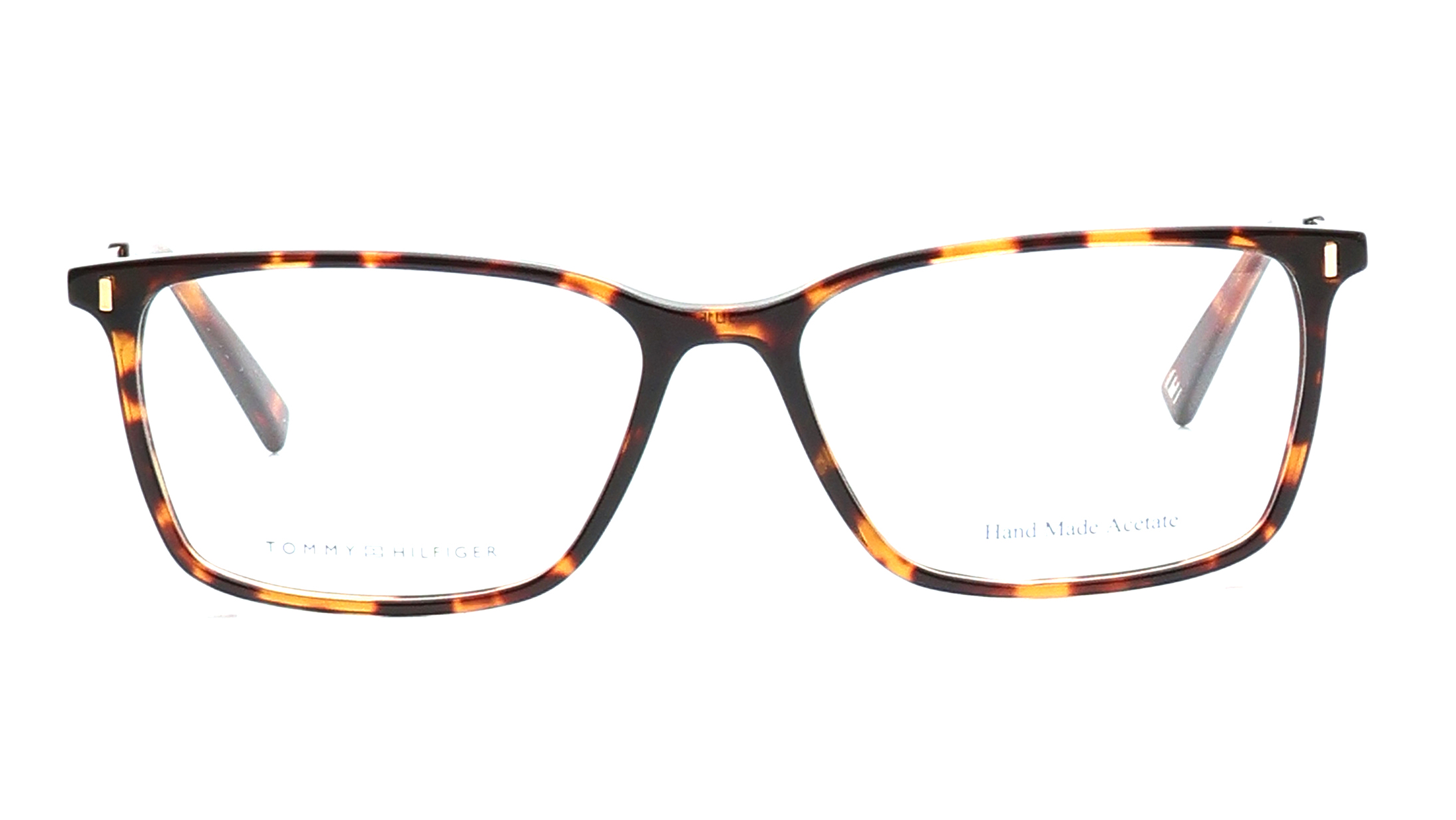Image 1 of Havana Rectangle Eyeglasses for Women from Tommy Hilfiger Available at Titan Eye+