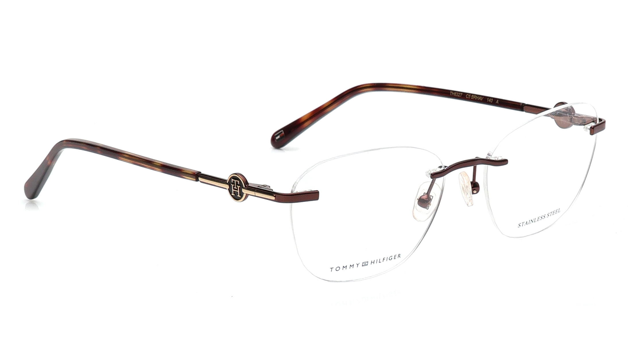 Brown Oval Eyeglasses for Women
