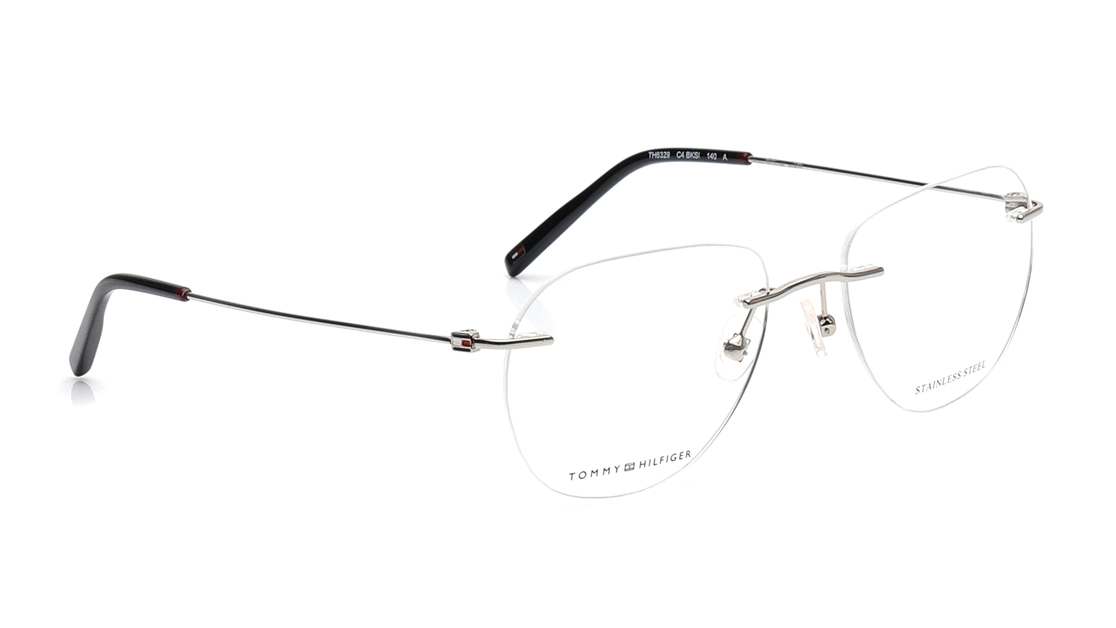 Silver Square Eyeglasses for Men and Women