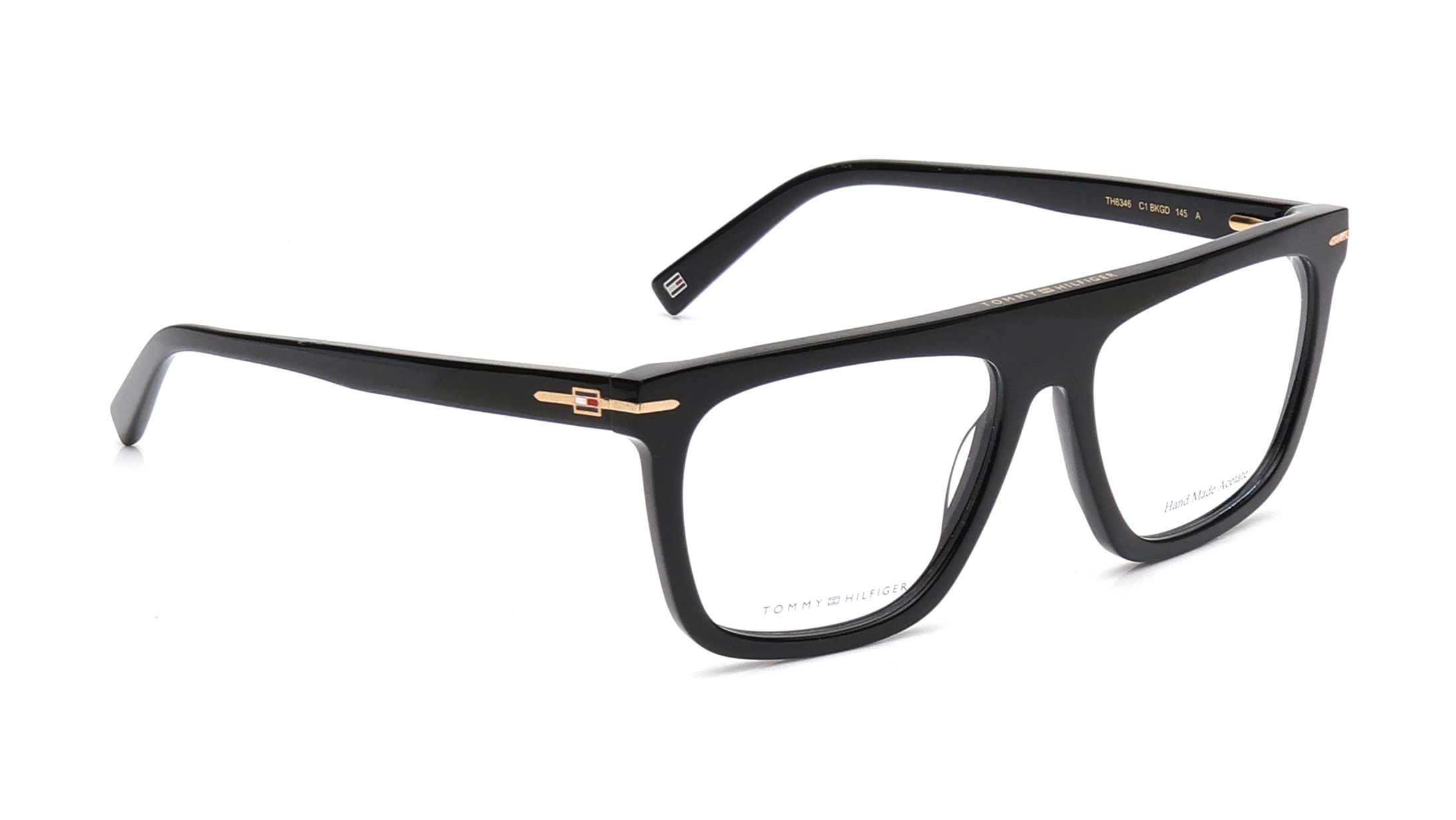 Black Square Eyeglasses for Men