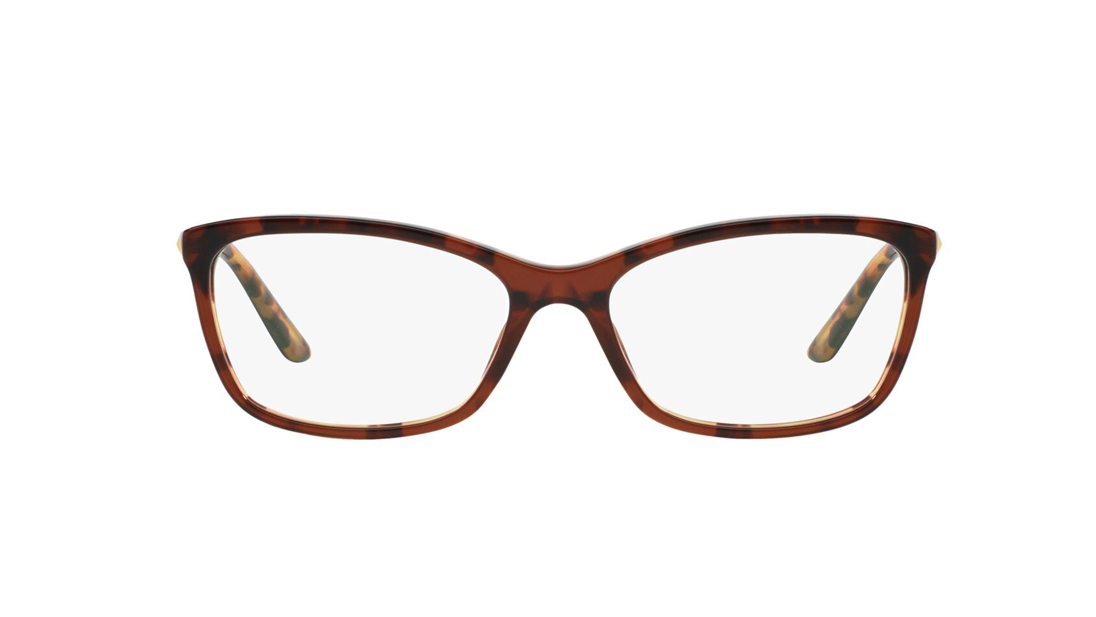 Image 1 of Havana Butterfly Eyeglasses for Women from Versace Available at Titan Eye+