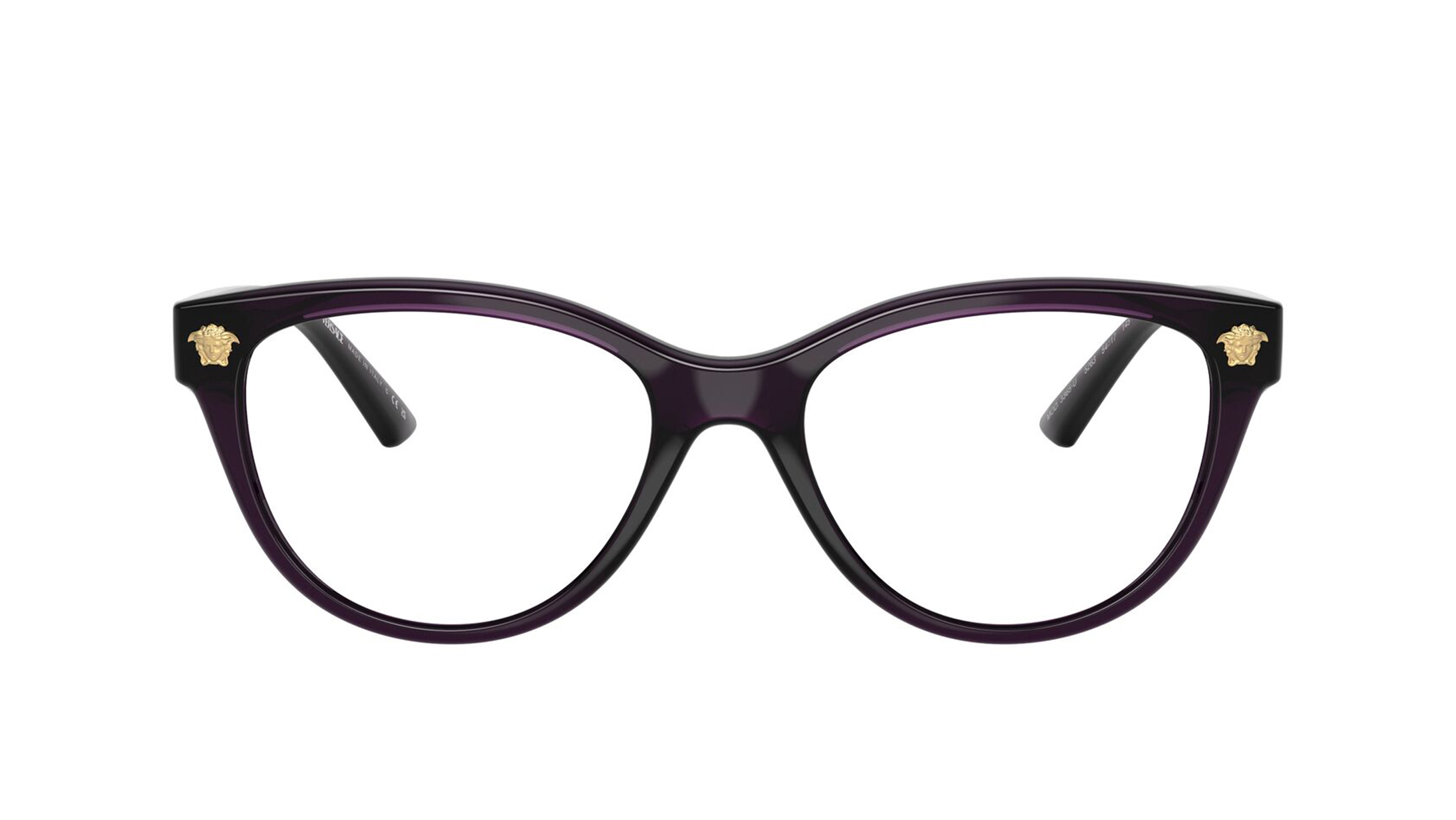 Image 1 of Violet CatEye Eyeglasses for Women from Versace Available at Titan Eye+