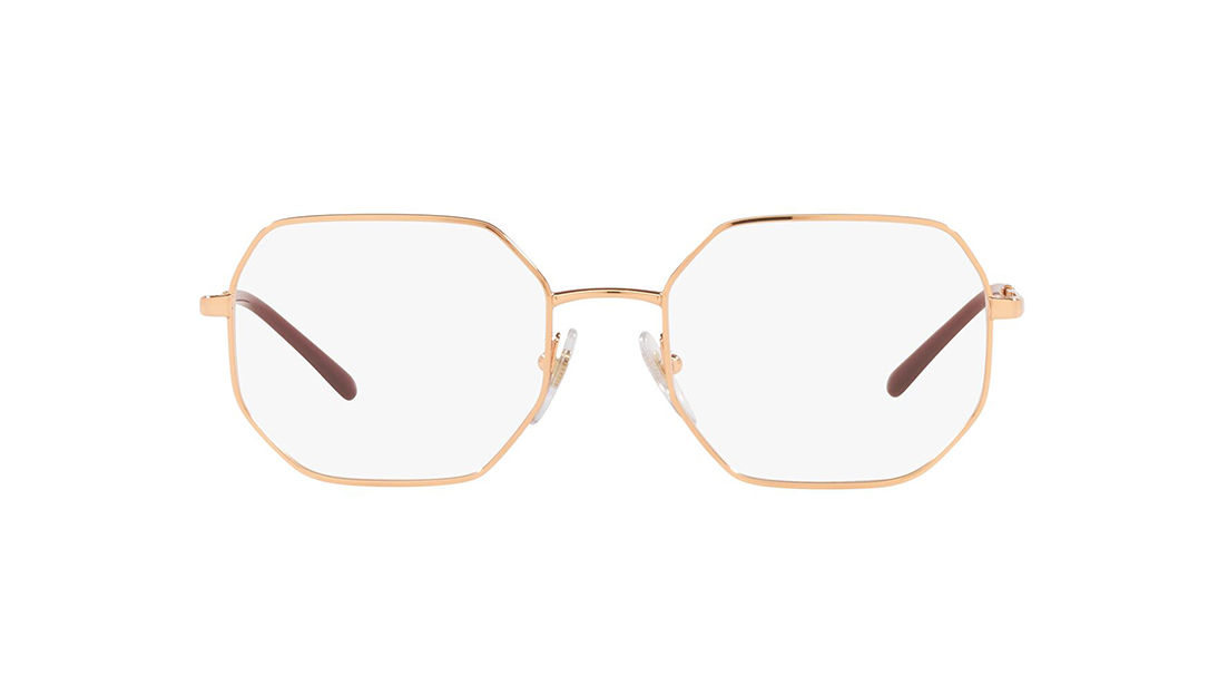 Image 1 of Pink Geometric Rimmed Eyeglasses for Women from Vogue Eyewear Available at Titan Eye+