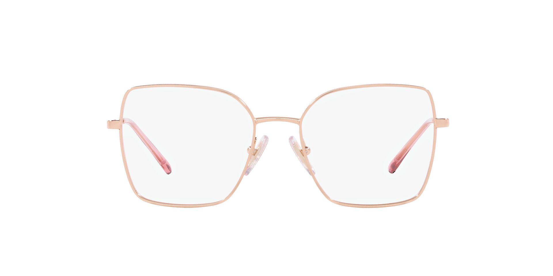 Image 1 of Gold Square Rimmed Eyeglasses for Women from Vogue Eyewear Available at Titan Eye+