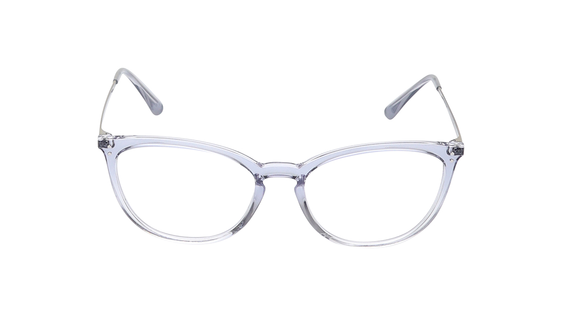 Image 1 of Blue CatEye Rimmed Eyeglasses for Women from Vogue Eyewear Available at Titan Eye+