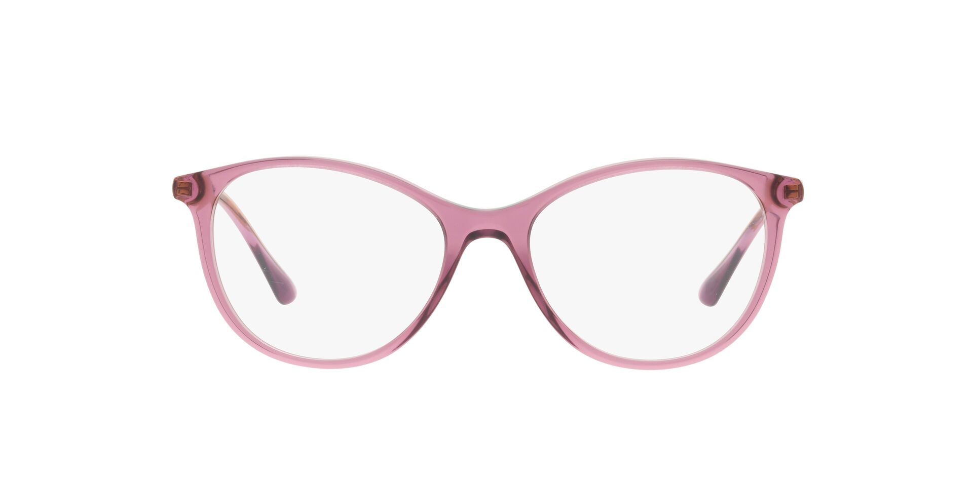 Image 1 of Violet Oval Rimmed Eyeglasses for Women from Vogue Eyewear Available at Titan Eye+