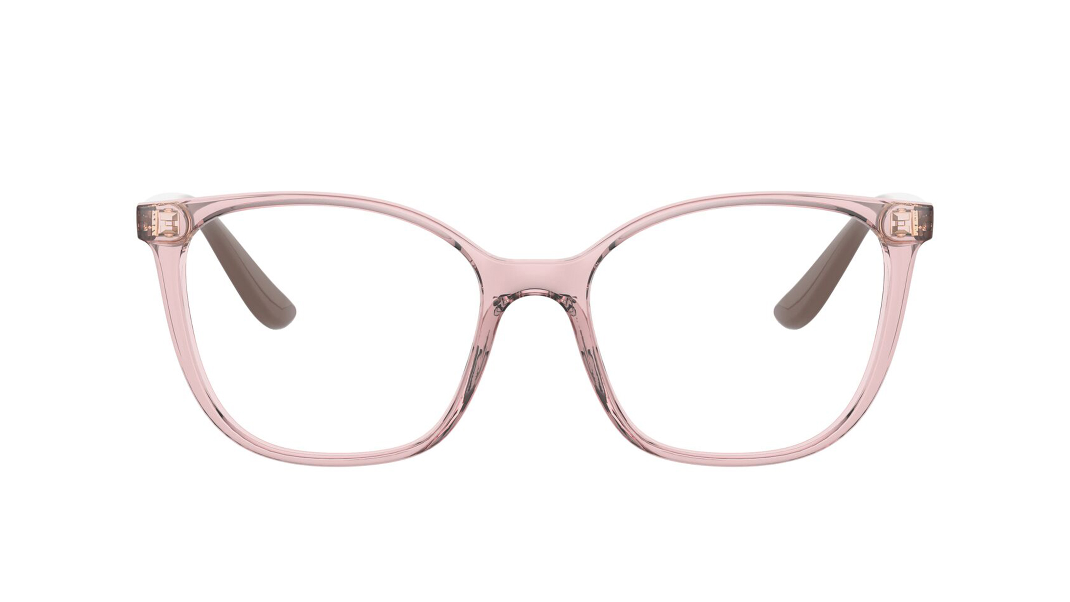 Image 1 of Brown Rectangle Eyeglasses for Women from Vogue Eyewear Available at Titan Eye+