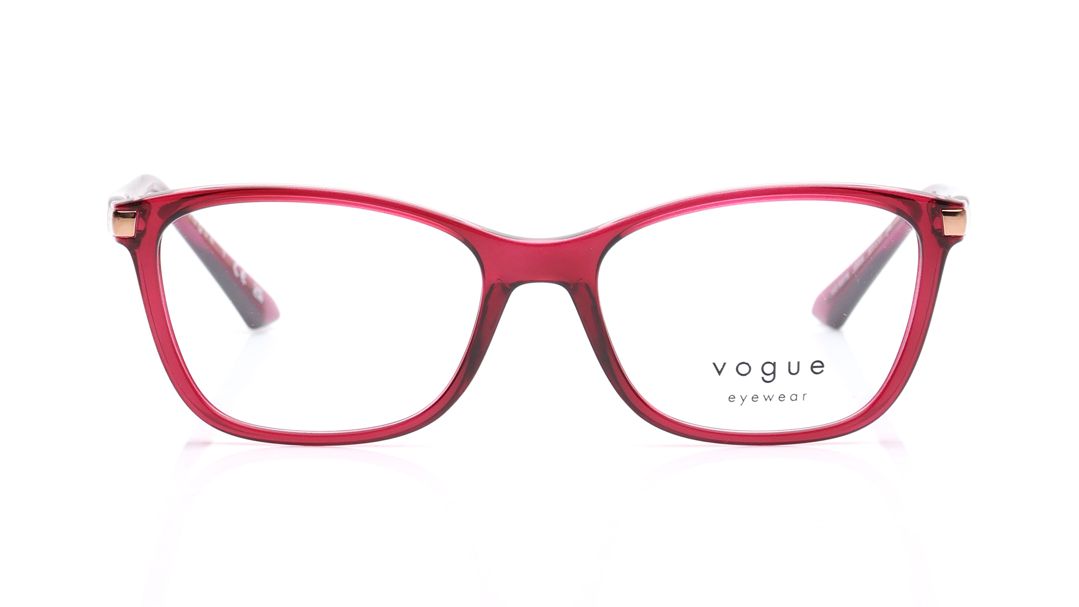 Image 1 of CatEye Grey Rimmed Eyeglasses for Women from Vogue Eyewear Available at Titan Eye+