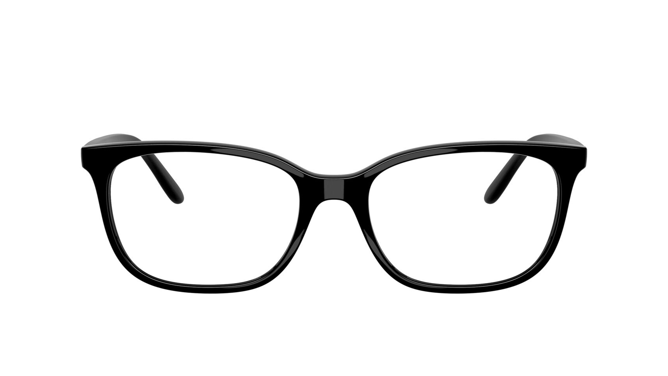 Image 1 of Black Rectangle Eyeglasses for Women from Vogue Eyewear Available at Titan Eye+