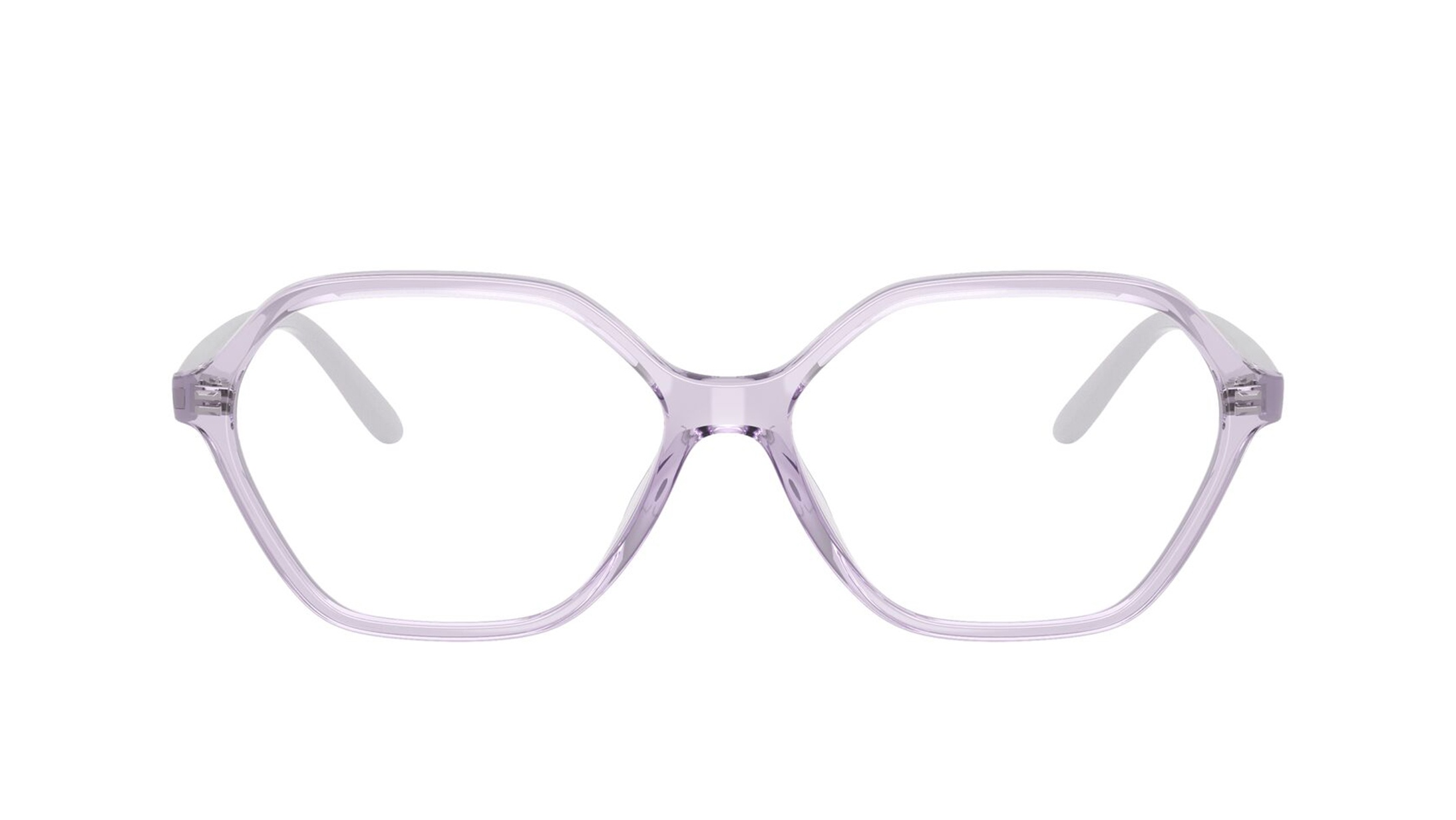 Image 1 of Lavender Geometric Eyeglasses for Women from Vogue Eyewear Available at Titan Eye+