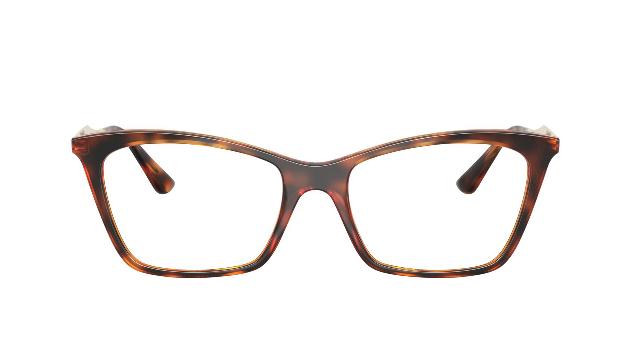 Image 1 of Havana CatEye Eyeglasses for Women from Vogue Eyewear Available at Titan Eye+