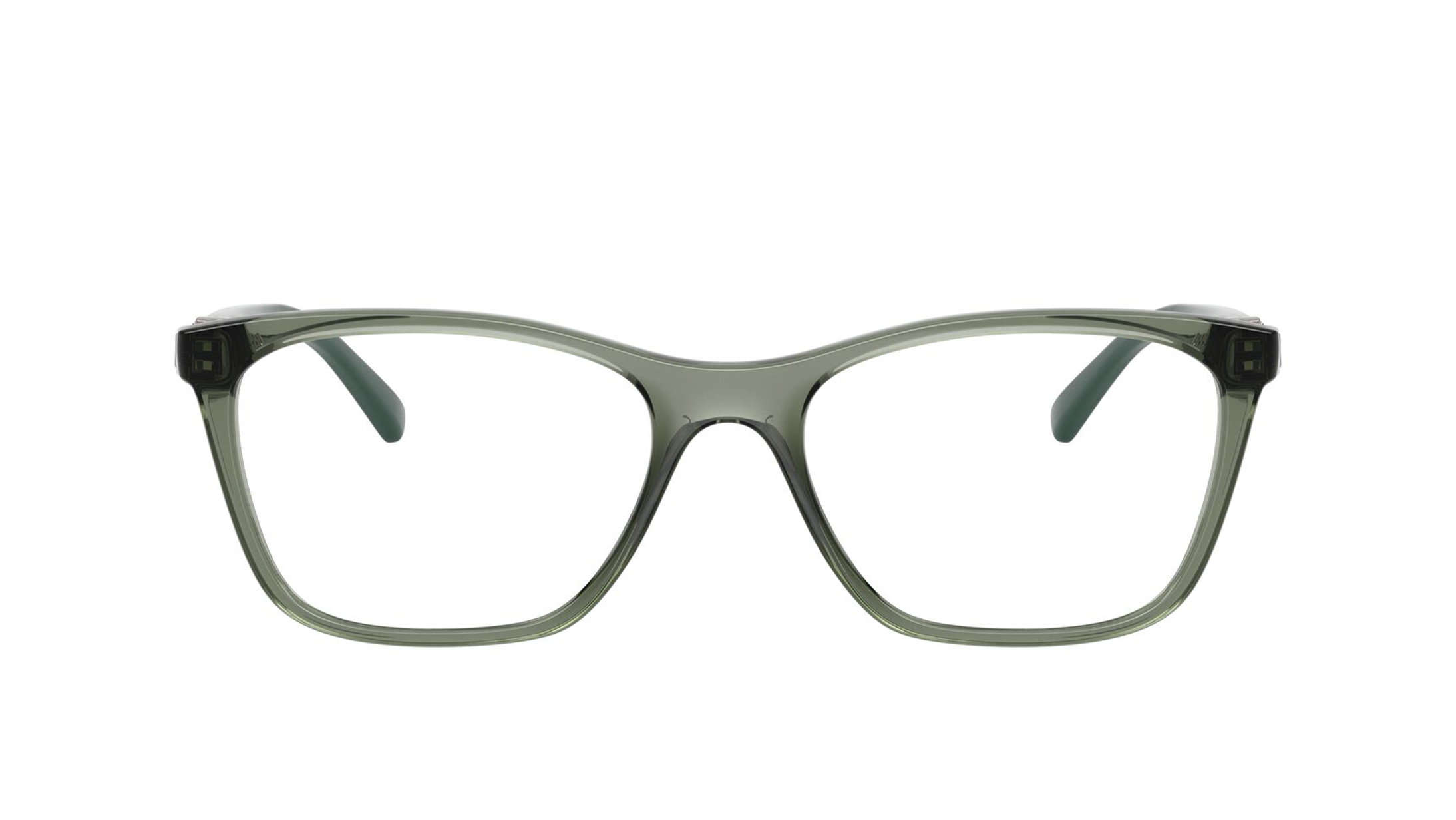 Image 1 of Green Pillow Eyeglasses for Women from Vogue Eyewear Available at Titan Eye+