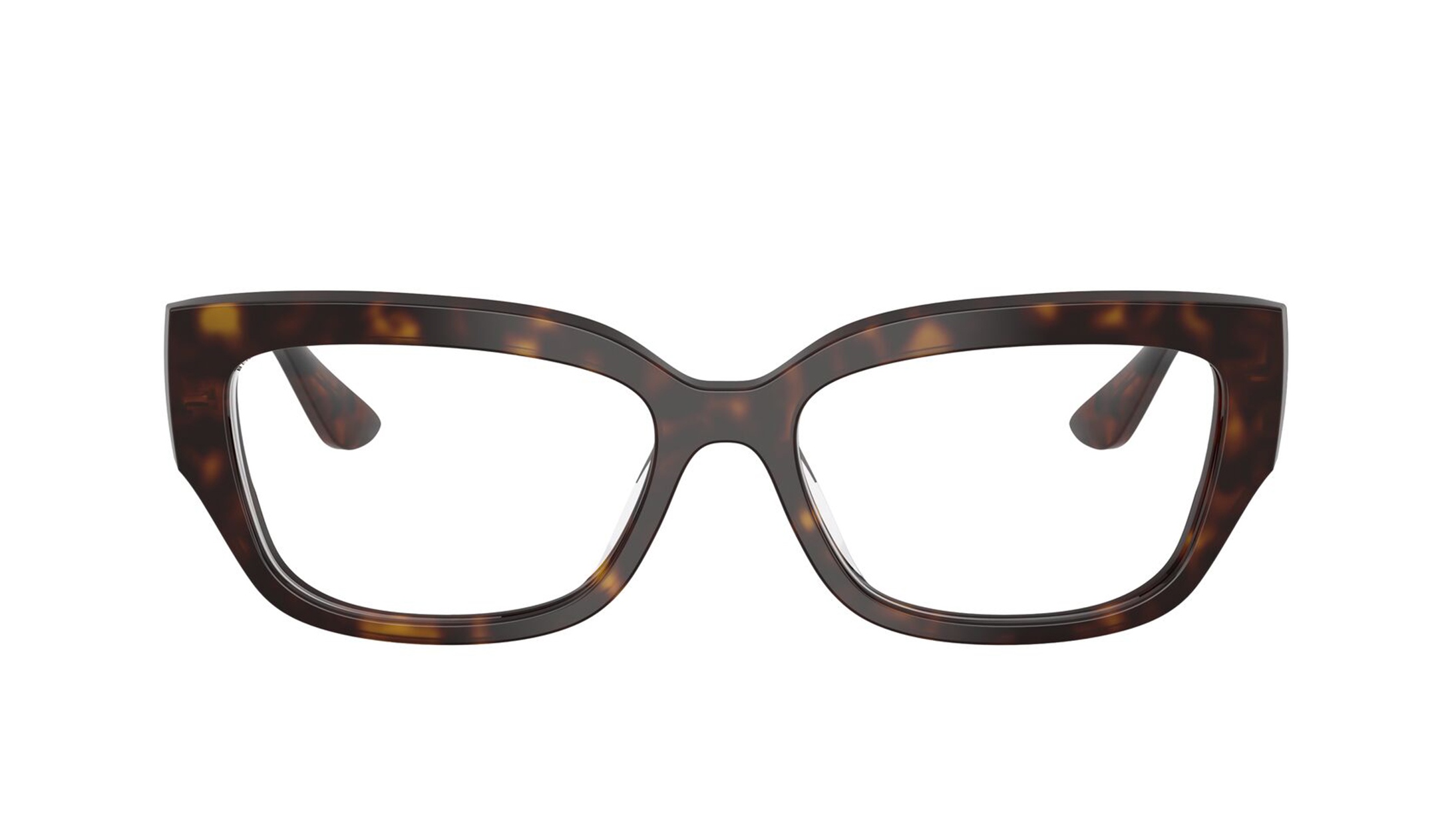 Image 1 of Havana Rectangle Eyeglasses for Women from Vogue Eyewear Available at Titan Eye+