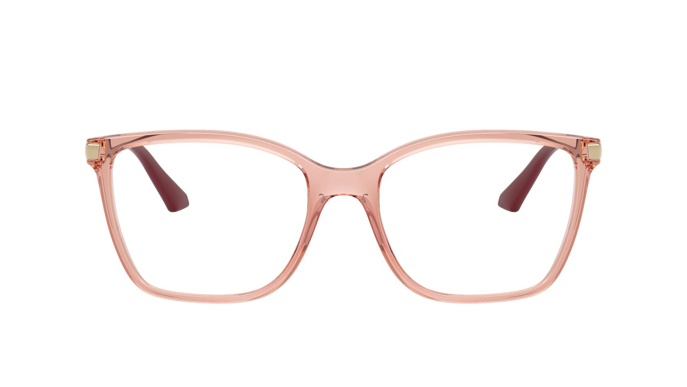 Image 1 of Pink Square Eyeglasses for Women from Vogue Eyewear Available at Titan Eye+