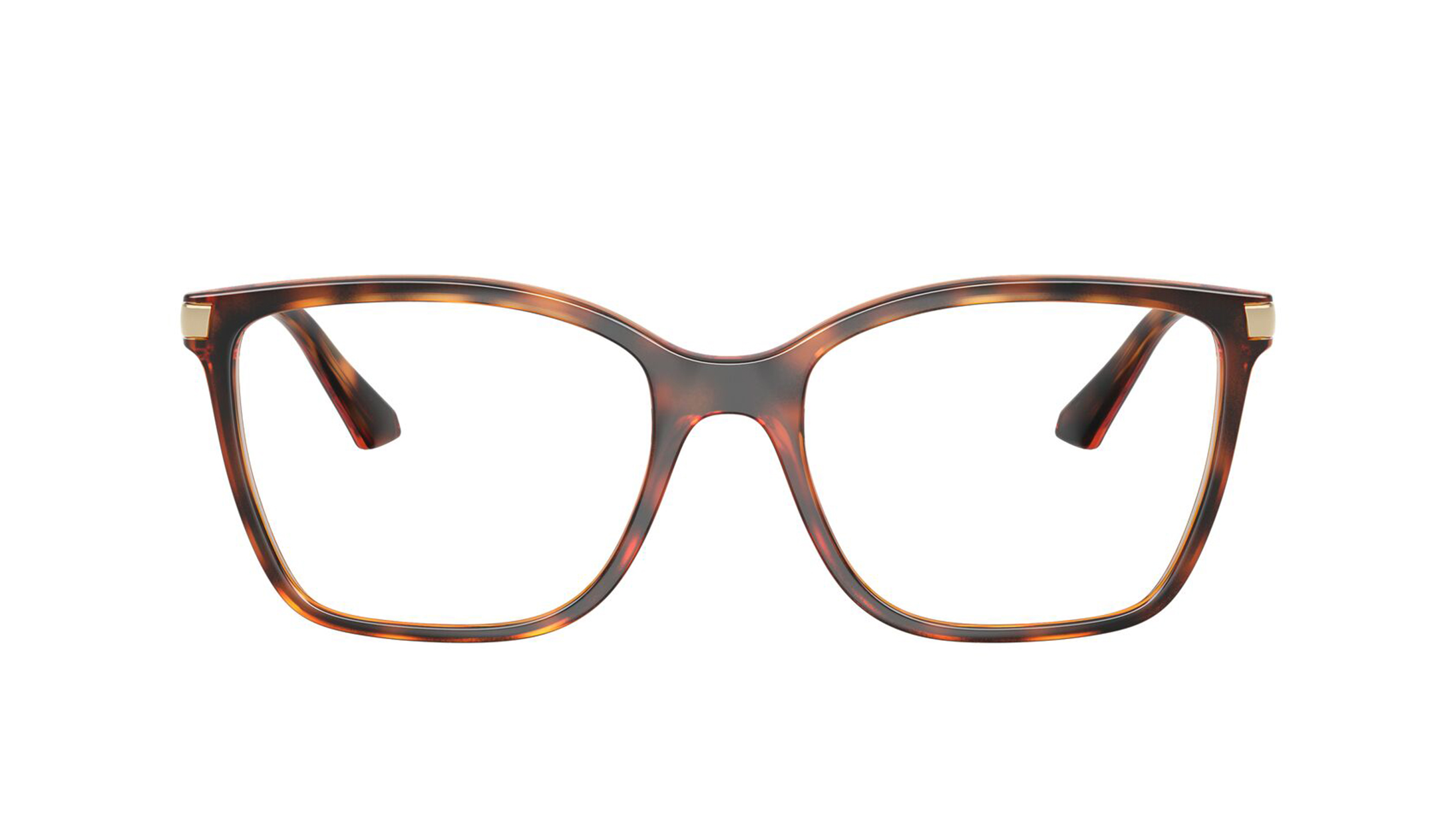Image 1 of Havana Square Eyeglasses for Women from Vogue Eyewear Available at Titan Eye+