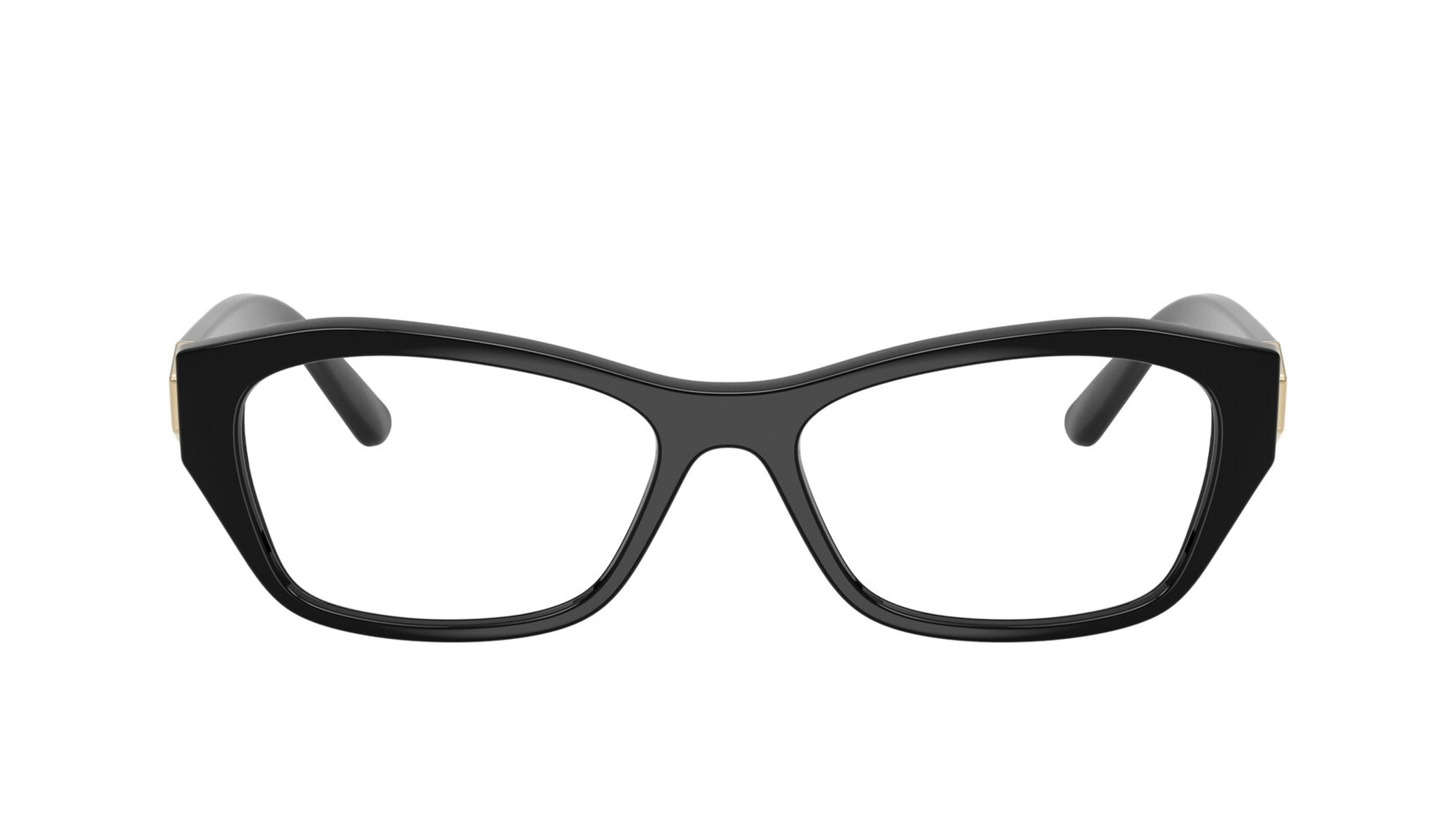 Image 1 of Black Irregular Eyeglasses for Women from Vogue Eyewear Available at Titan Eye+