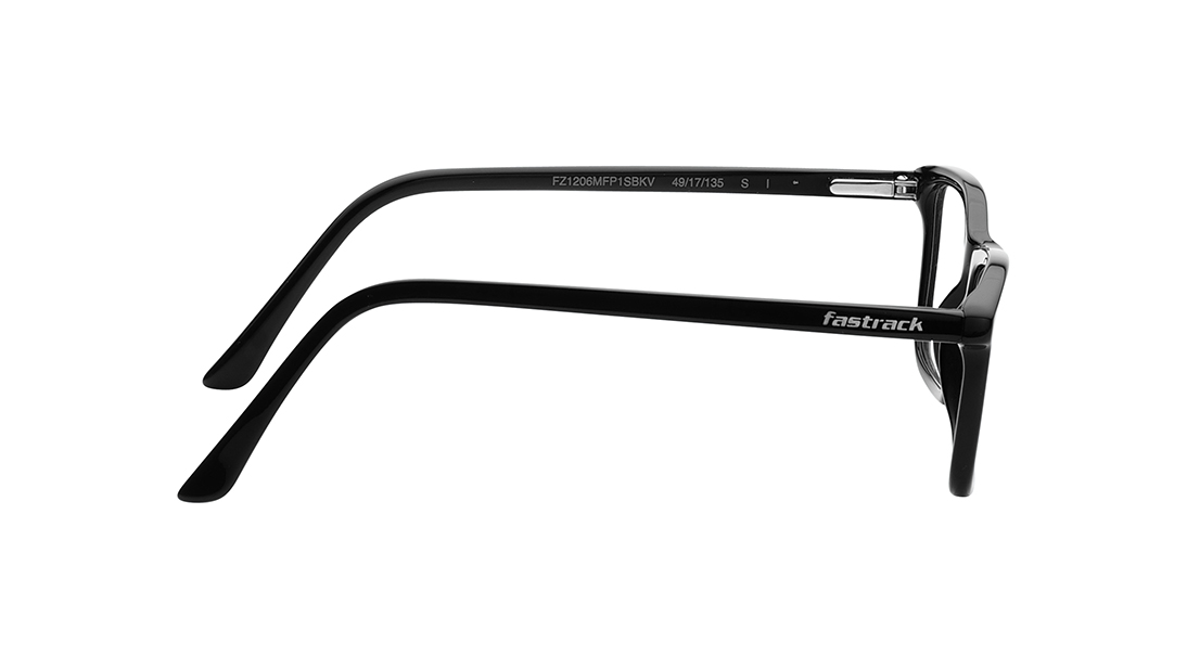Black Rectangle Rimmed Kids Eyeglasses (FZ1206MFP1SBKV|49