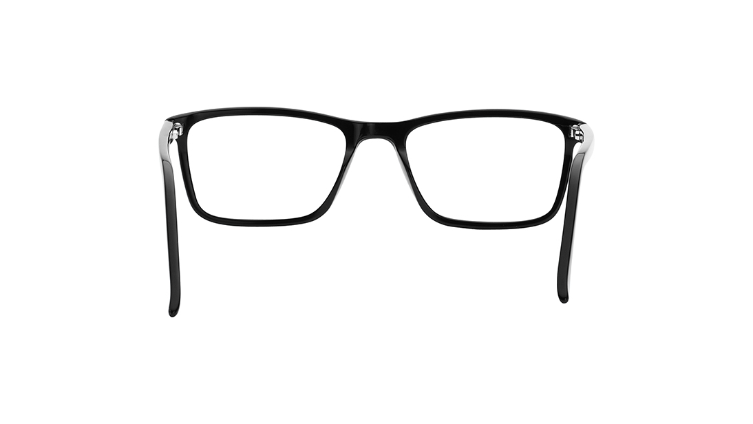 Black Rectangle Rimmed Kids Eyeglasses (FZ1206MFP1SBKV|49