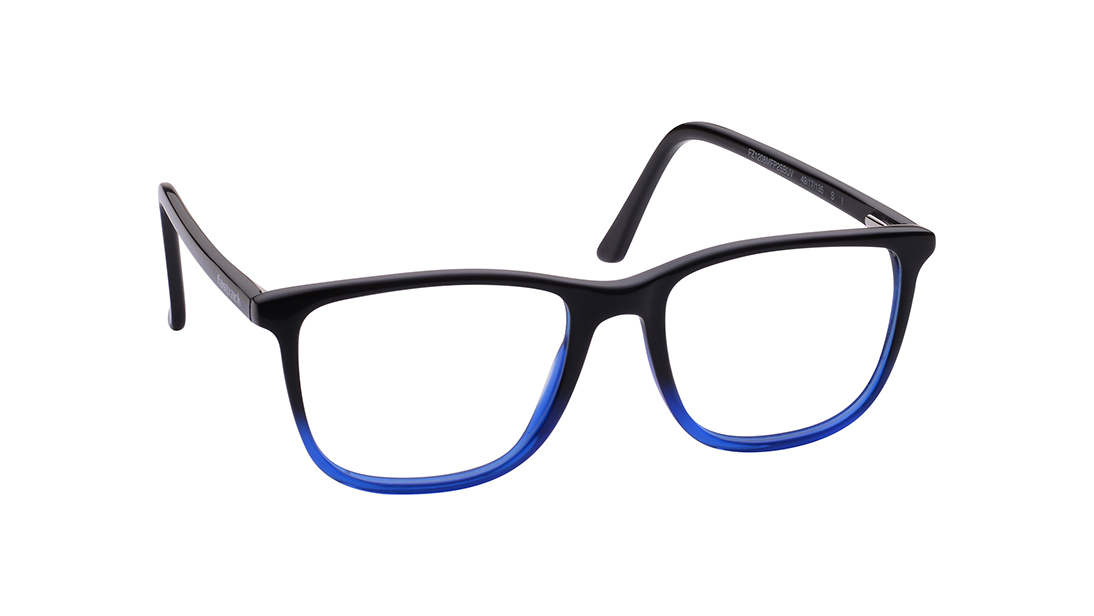 Black  Wayfarer Rimmed Kids Eyeglasses (FZ1208MFP2SBUV|49)