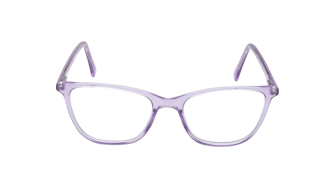 Image 1 of Purple Butterfly Rimmed Kids Eyeglasses (FZ1211FFP1SPLV|49) from Fastrack Available at Titan Eye+