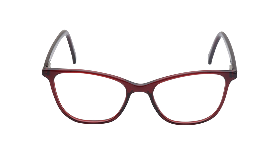 Image 1 of Burgundy Butterfly Rimmed Kids Eyeglasses (FZ1211FFP2SBGV|49) from Fastrack Available at Titan Eye+