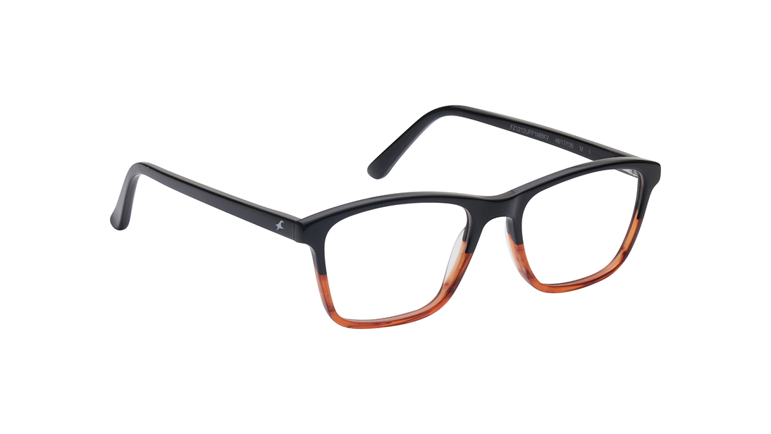 Black and Brown Wayfarer Rimmed Kids Eyeglasses(FZ1212UFP1MBKV|48)