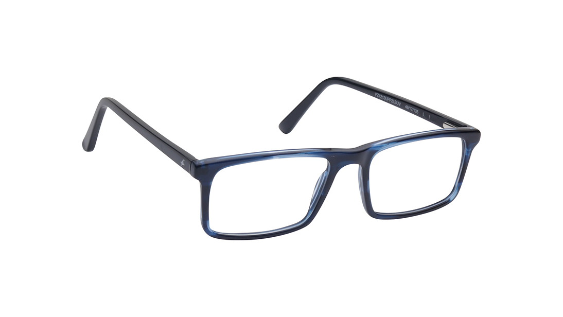  Blue Rectangle Kids Rimmed Eyeglasses(FZ1213UFP2LBUV|49)