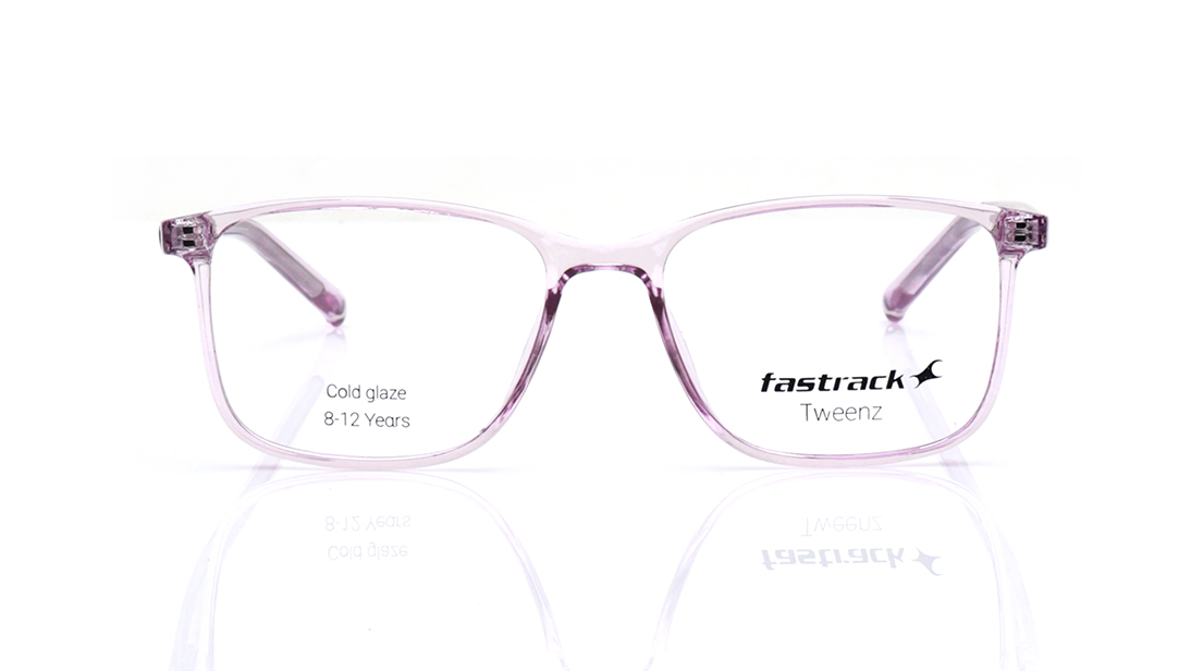 Image 1 of Purple Rectangle Rimmed Eyeglasses for Tweenz from Fastrack Available at Titan Eye+