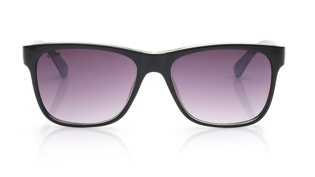 Image 1 of Black Square Sunglasses for Women from Titan Available at Titan Eye+