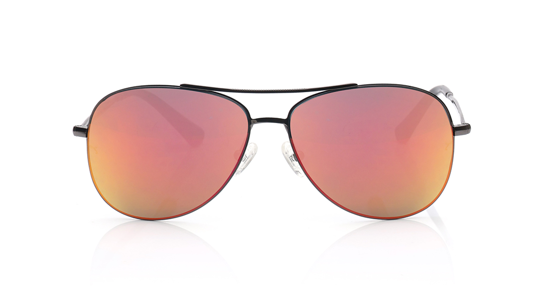 Image 1 of Grey Aviator Sunglasses for Men and Women from Titan Available at Titan Eye+