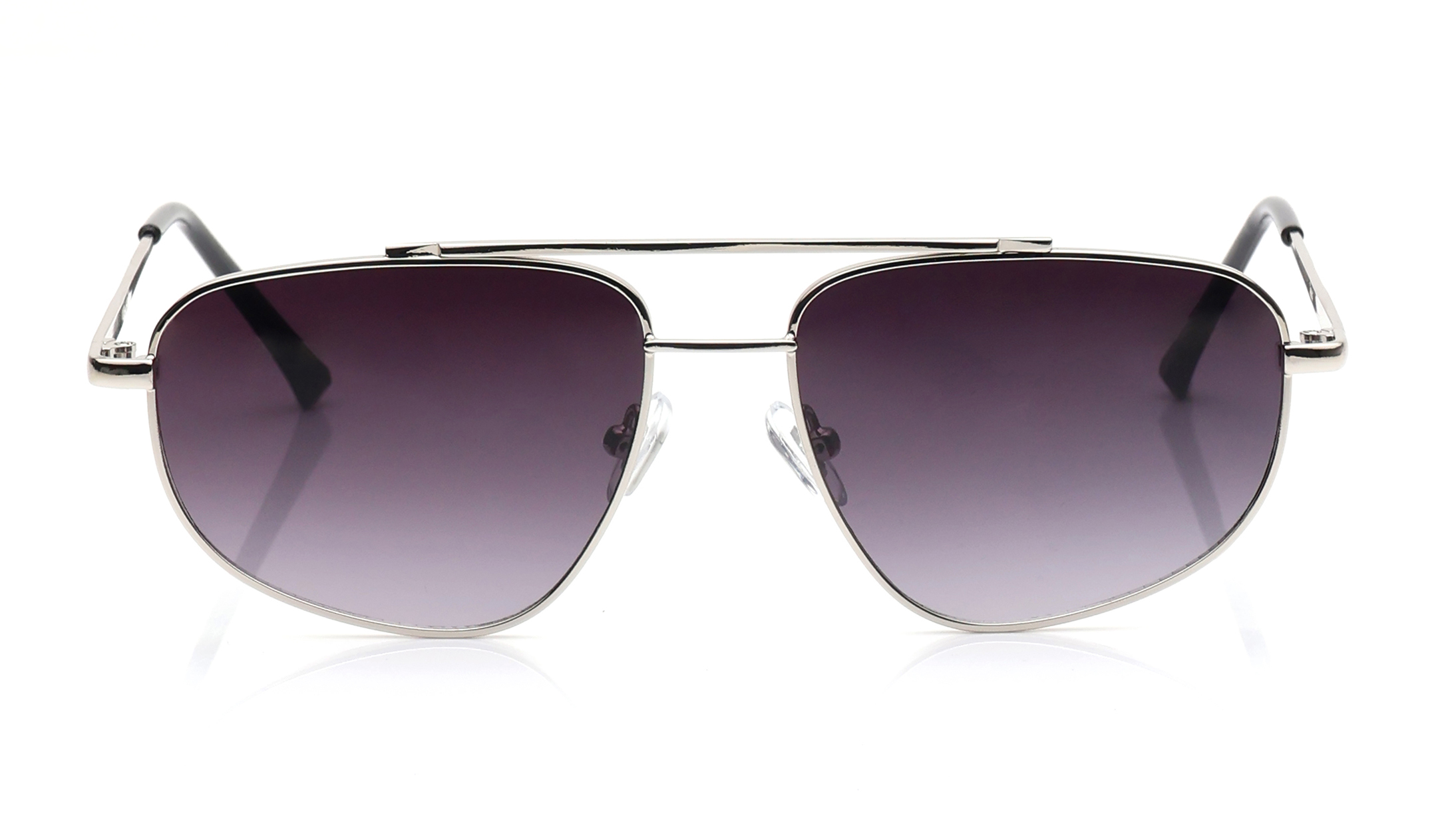 Image 1 of Black Aviator Sunglasses for Men and Women from Tees By Fastrack Available at Titan Eye+