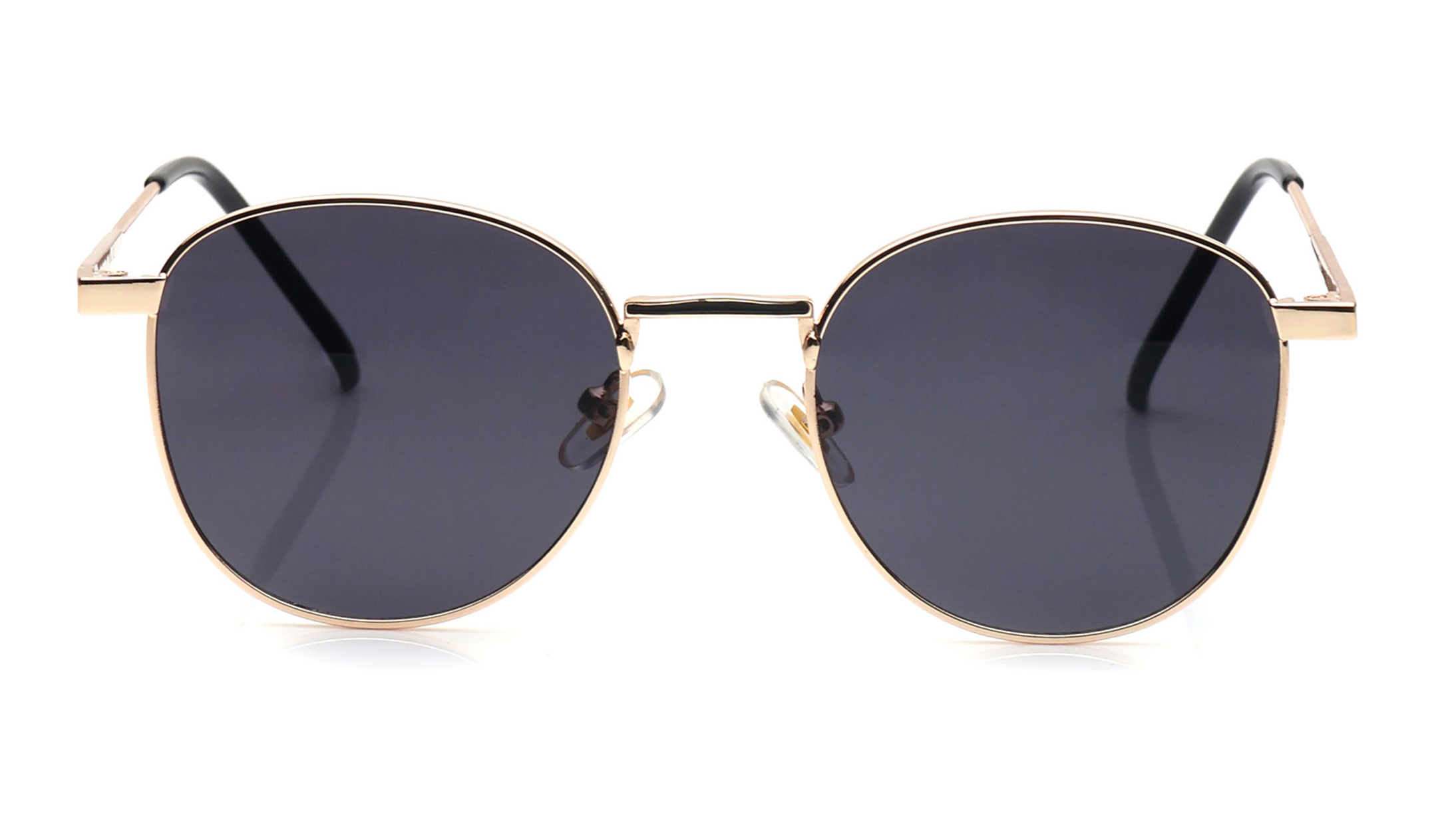 Black round sunglasses mens deals