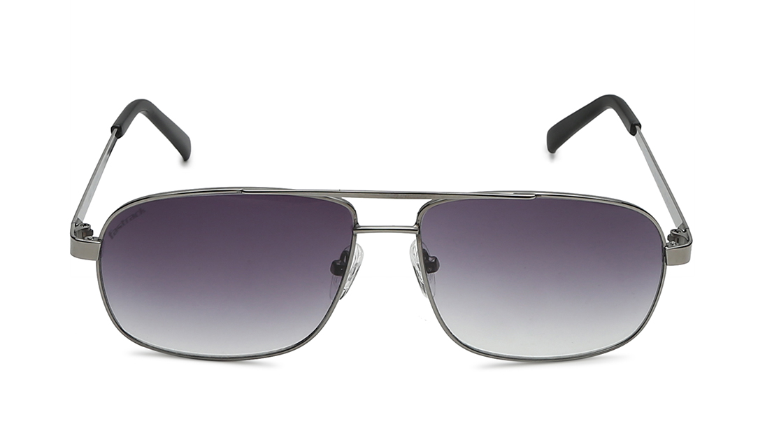 Image 1 of Black Navigator Sunglasses for Men from Fastrack Available at Titan Eye+