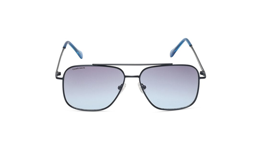 Image 1 of Blue Navigator Rimmed Sunglasses from Fastrack from Fastrack Available at Titan Eye+