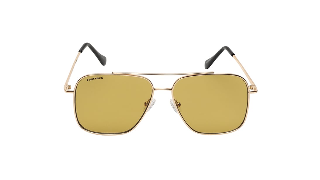 Image 1 of Green Navigator Rimmed Sunglasses from Fastrack from Fastrack Available at Titan Eye+