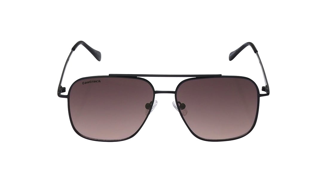 Image 1 of Black Navigator Rimmed Sunglasses From Fastrack from Fastrack Available at Titan Eye+