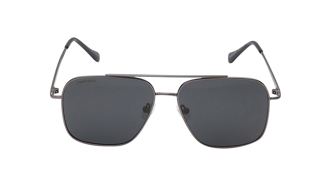 Image 1 of Grey Navigator Rimmed Sunglasses From Fastrack from Fastrack Available at Titan Eye+