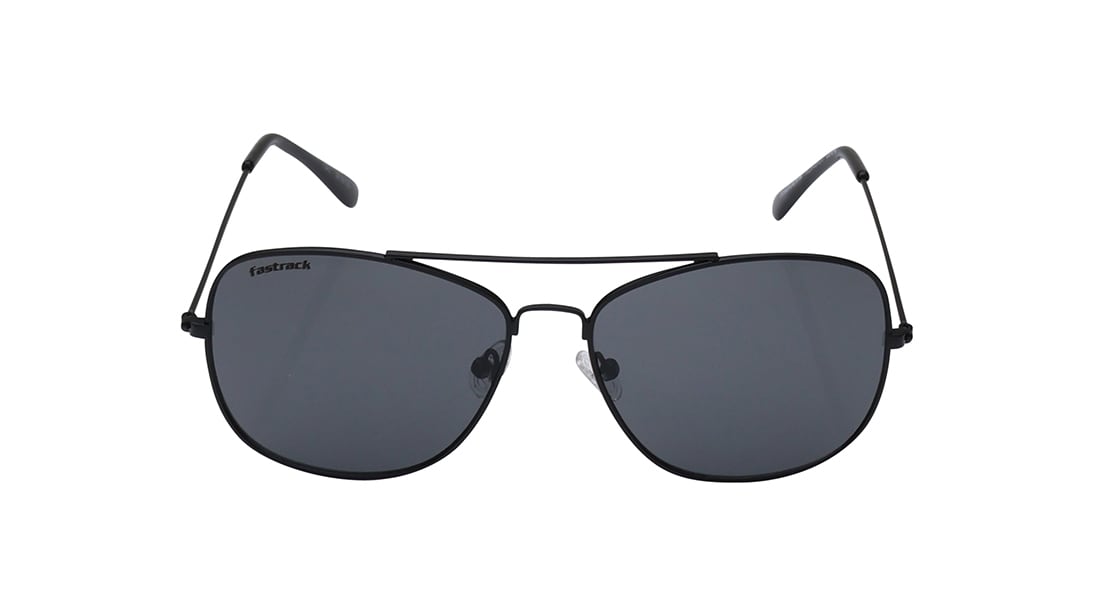 Image 1 of Black Navigator Rimmed Sunglasses From Fastrack from Fastrack Available at Titan Eye+