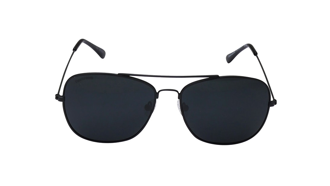 Image 1 of Black Navigator Rimmed Sunglasses From Fastrack from Fastrack Available at Titan Eye+