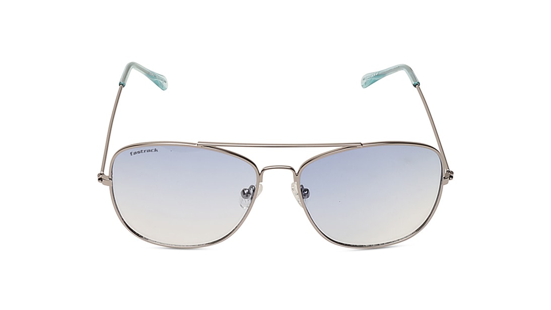 Image 1 of Blue Navigator Rimmed Sunglasses (M254BU2V) from Fastrack Available at Titan Eye+