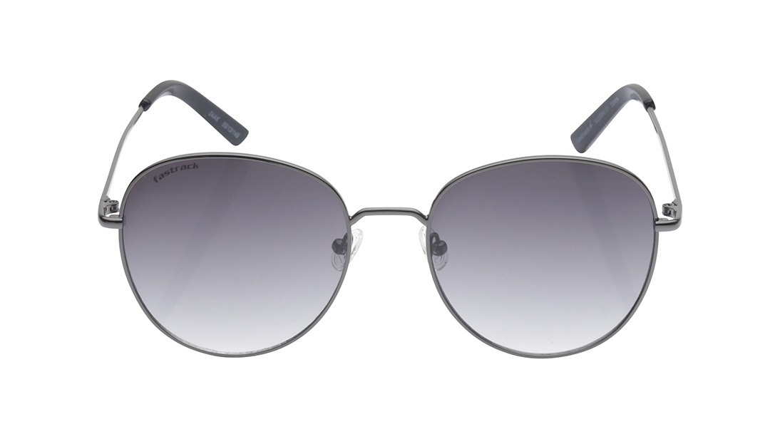 Image 1 of Black Round Sunglasses for Men and Women from Fastrack Available at Titan Eye+